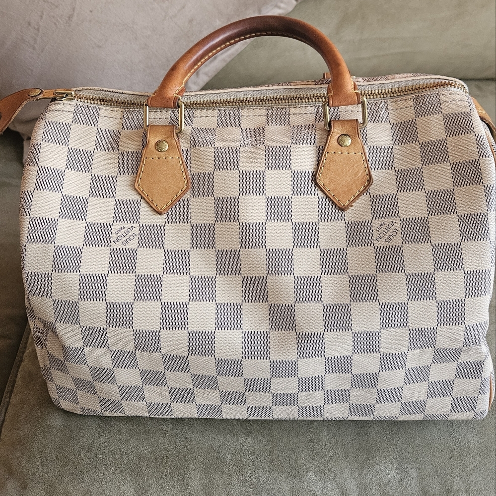 LV Damier Azur Speedy 30